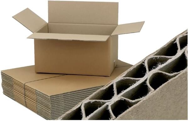 Cleverpack Amerikaanse vouwdoos 486x386x386mm BC-golf bruin 5 stuks