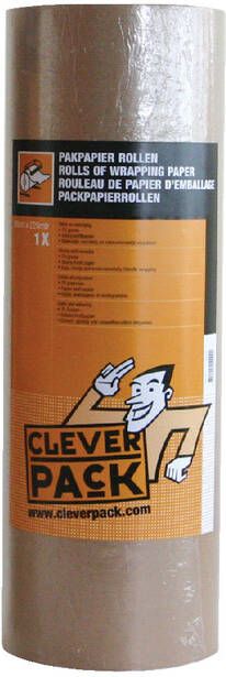 Cleverpack Inpakpapier kraft 70gr 50cmx220m