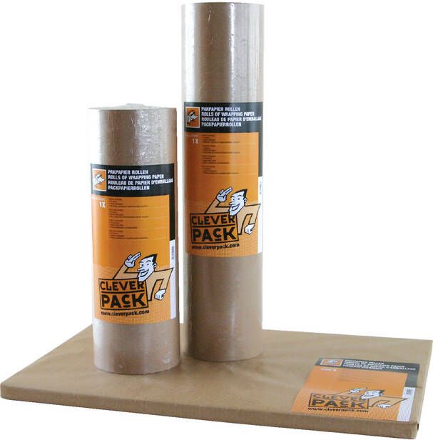 Cleverpack Inpakpapier kraft 70gr 50cmx220m