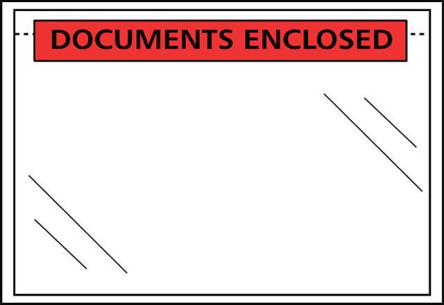 Cleverpack documenthouder Documents Enclosed ft 230 x 157 mm pak van 100 stuks