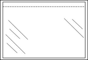 Cleverpack documenthouder onbedrukt ft 230 x 157 mm pak van 100 stuks