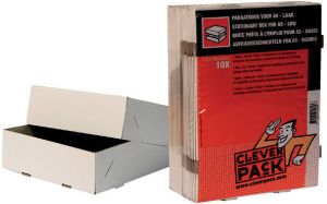 Cleverpack Paraatdoos A5 218x155x55mm voor 500vel wit 10st
