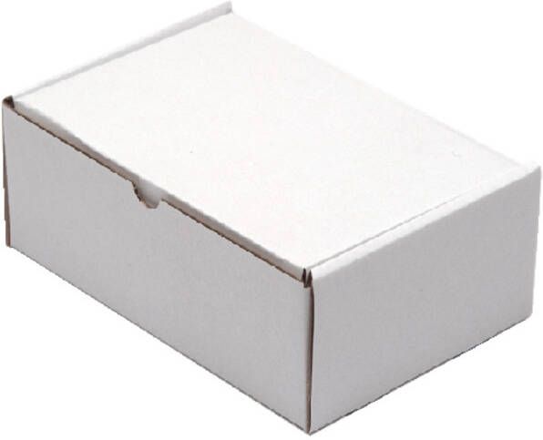 Cleverpack Postpakket golfkarton 220x160x90mm wit pak Ã  25 stuks