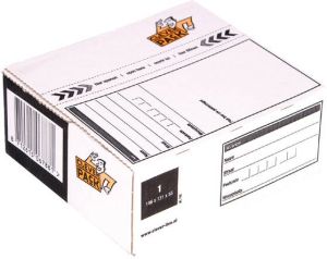 Cleverpack Postpakketbox 1 146x131x56mm wit