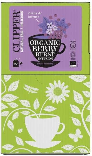 Clipper Thee infusion berry burst bio 250 zakjes
