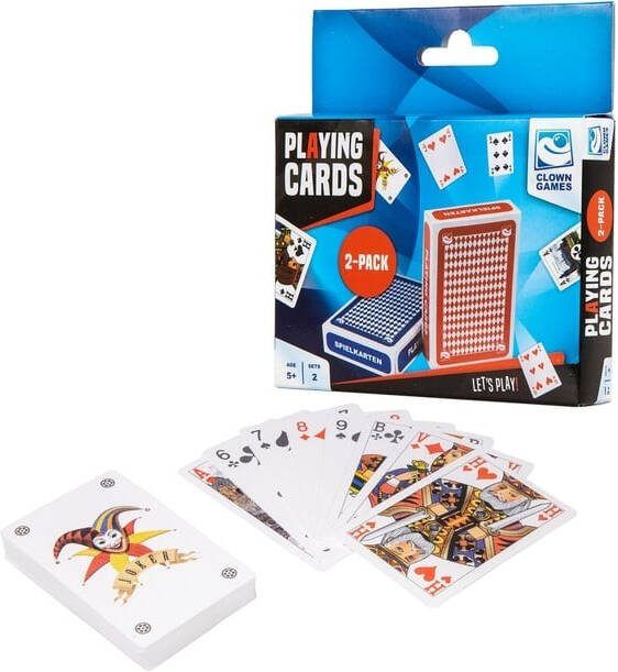 Clown Speelkaarten set van 2