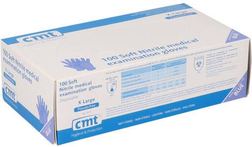 CMT Handschoen XL soft nitril violet