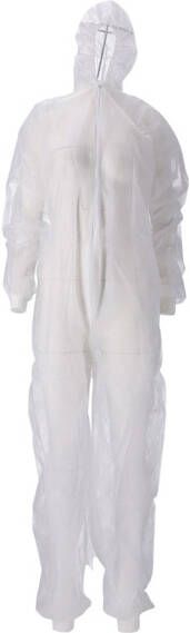CMT Overall M non-woven ritssluiting PP wit 50 stuks