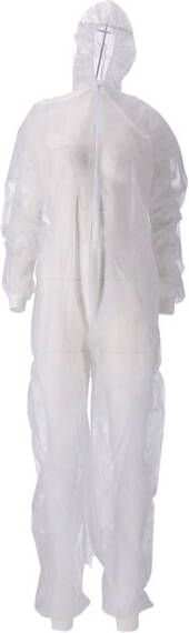 CMT Overall XL non-woven ritssluiting PP wit 50 stuks