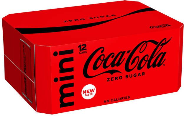 Coca Cola Frisdrank zero blik 150ml