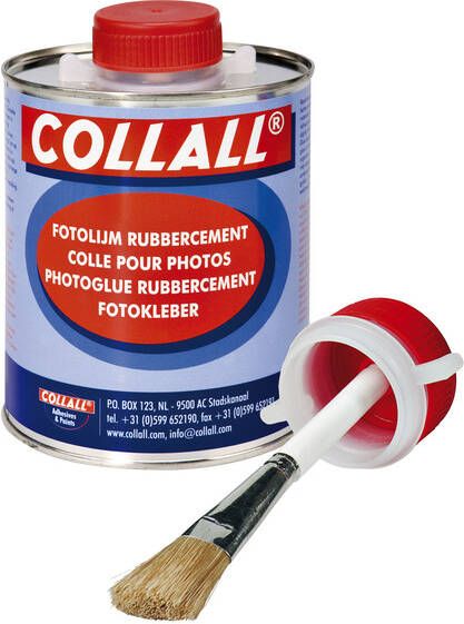 Collall Rubbercement 1000ml + kwast