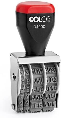 Colop Datumstempel 04000 niet zelfinktend 4mm - Foto 2