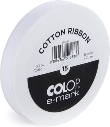 Colop Tekststempel E-Mark katoenen lint 15mm x 25m