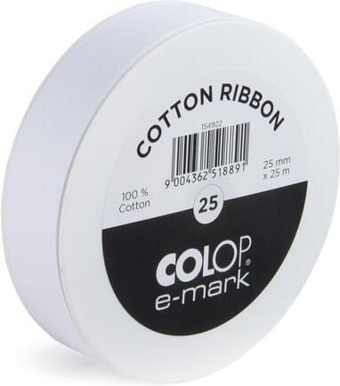 Colop Tekststempel E-Mark katoenen lint 25mm x 25m - Foto 2