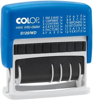 Colop Woord-datumstempel S120 mini-info dater 4mm frans - Foto 3