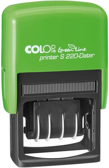 Colop Datumstempel Printer S 220 Green Line Nederlands groen