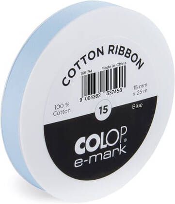 Colop Lint E-Mark 15mmx25m blauw