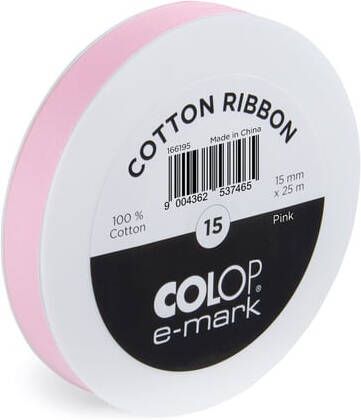 Colop Lint E-mark 15mmx25m roze