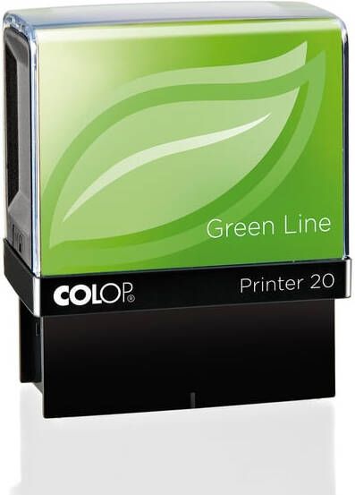 Colop Tekststempel 20 green line personaliseerbaar 4regels 38x14mm