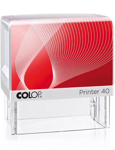 Colop Tekststempel Printer 40 personaliseerbaar 6regels 59x23mm