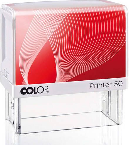 Colop Tekststempel Printer 50 personaliseerbaar 7regels 69x30mm - Foto 2
