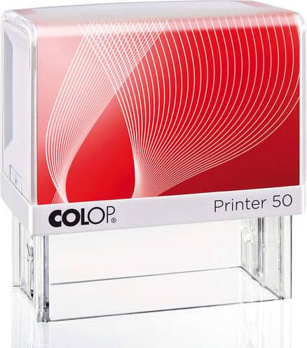 Colop Tekststempel Printer 50 personaliseerbaar 7regels 69x30mm