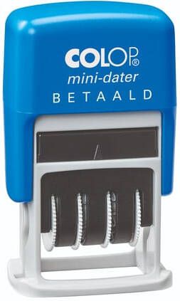 Colop Woord-datumstempel Printer Mini S 160 L betaald blauw