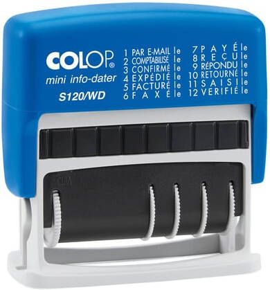 Colop Woord-datumstempel S120 mini-info dater 4mm frans