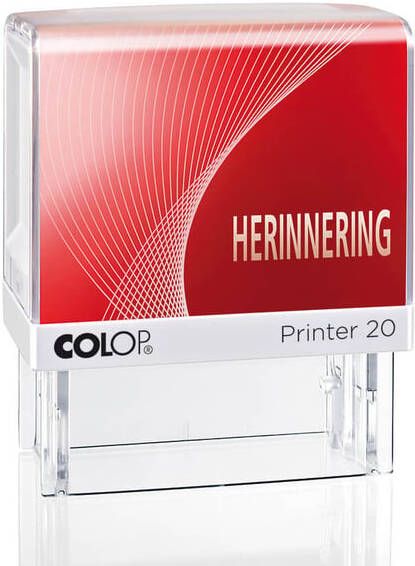Colop Woordstempel Printer 20 herinnering rood