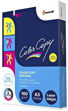 Merkloos Color Copy printpapier ft A3 160 g pak van 250 vel