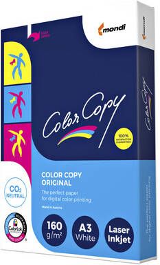 Merkloos Color Copy printpapier ft A3 160 g pak van 250 vel