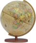 Columbus Globe Renaissance houten voet 30cm 603016 H - Thumbnail 1