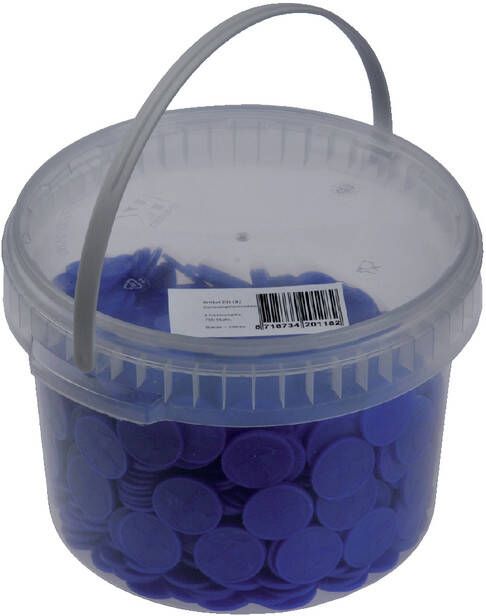 Combicraft Consumptiemunt blauw 750 stuks