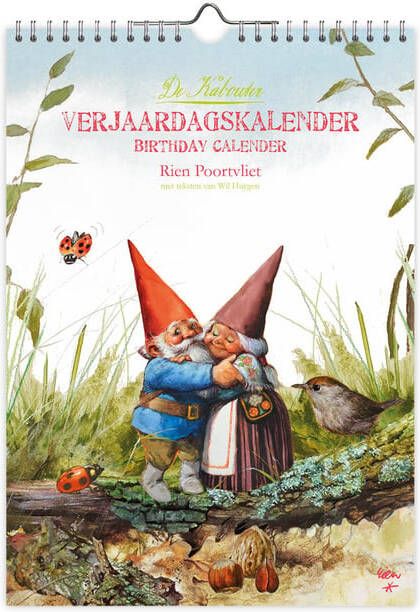 Comello Verjaardagskalender Rien Poortvliet Kabouter A4
