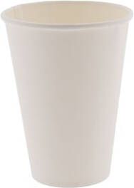 Conpax Beker uit karton 180 ML wit pak van 100 stuks
