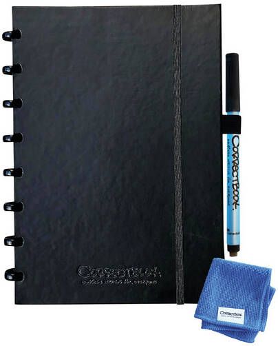 Correctbook Notitieboek Premium A5 lijn 40blz ink black