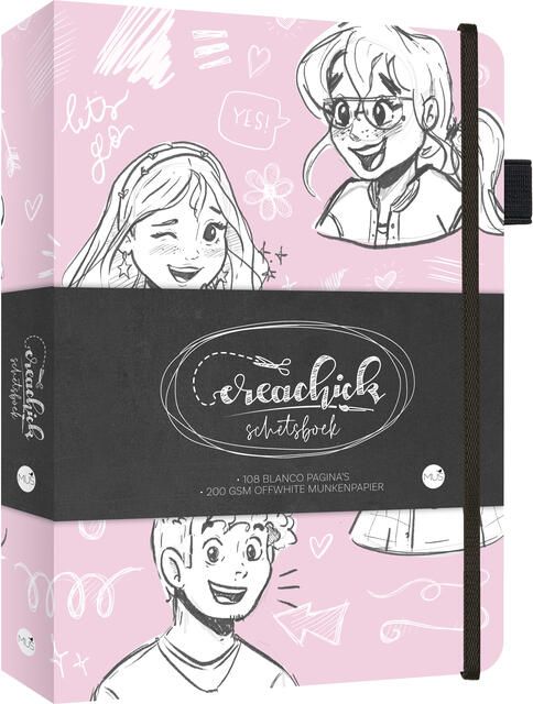 Crea Chick Schetsboek CreaChick Pink