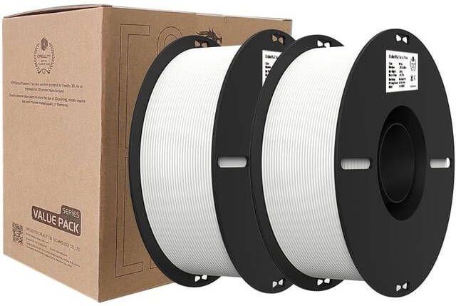 Creality 3D Filament PLA 1.75mm wit 2x 1 kg