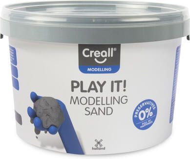 Creall Play It modelleerzand Happy potje van 2500 g
