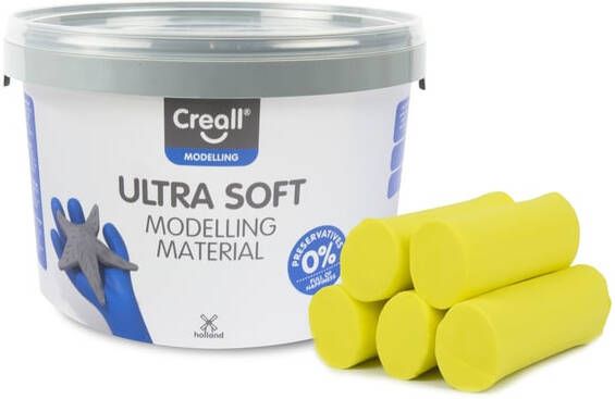 Creall Klei Play-it Ultra Soft helder geel 1100 gram