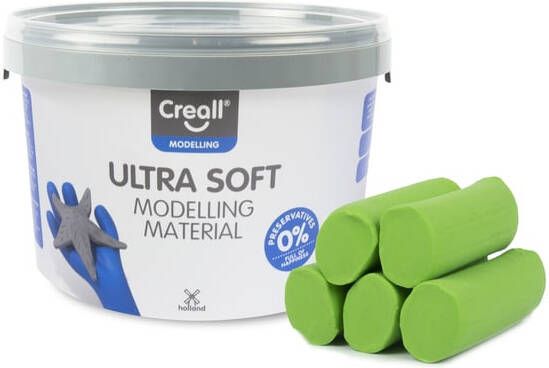 Creall Klei Play-it Ultra Soft helder groen 1100 gram