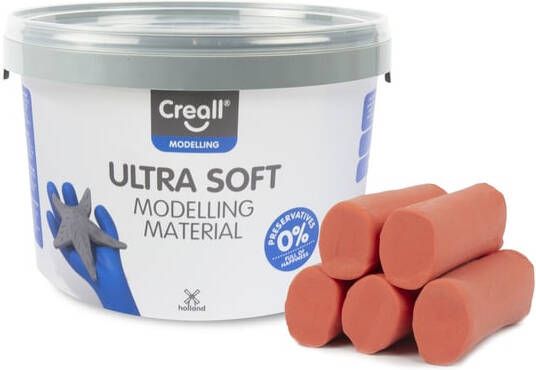 Creall Klei Play-it Ultra Soft helder rood 1100 gram