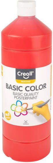 Creall Plakkaatverf basic 05 lichtrood 1000ml