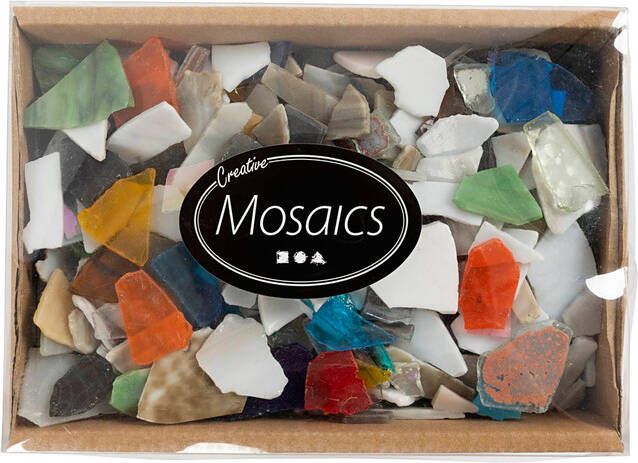 Creativ Company MozaÃ¯ek grootte 8-20mm dikte 2-3mm 2kg assorti