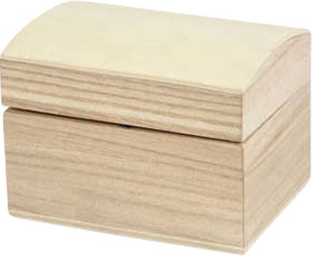 Creotime Schatkist Creativ Company 8x6x4.5cm hout