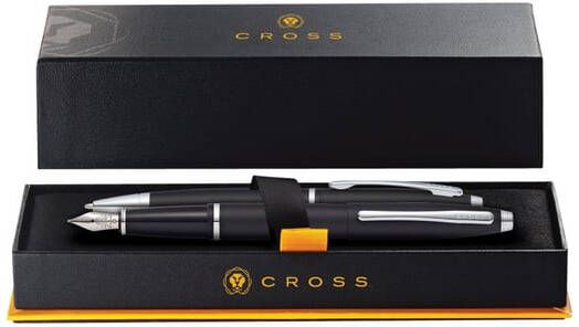 Cross Schrijfset balpen en vulpen Calais medium mat zwart