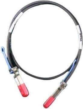 Dell 470-AAVH InfiniBand en Glasvezelkabel 1 m SFP+ Zwart