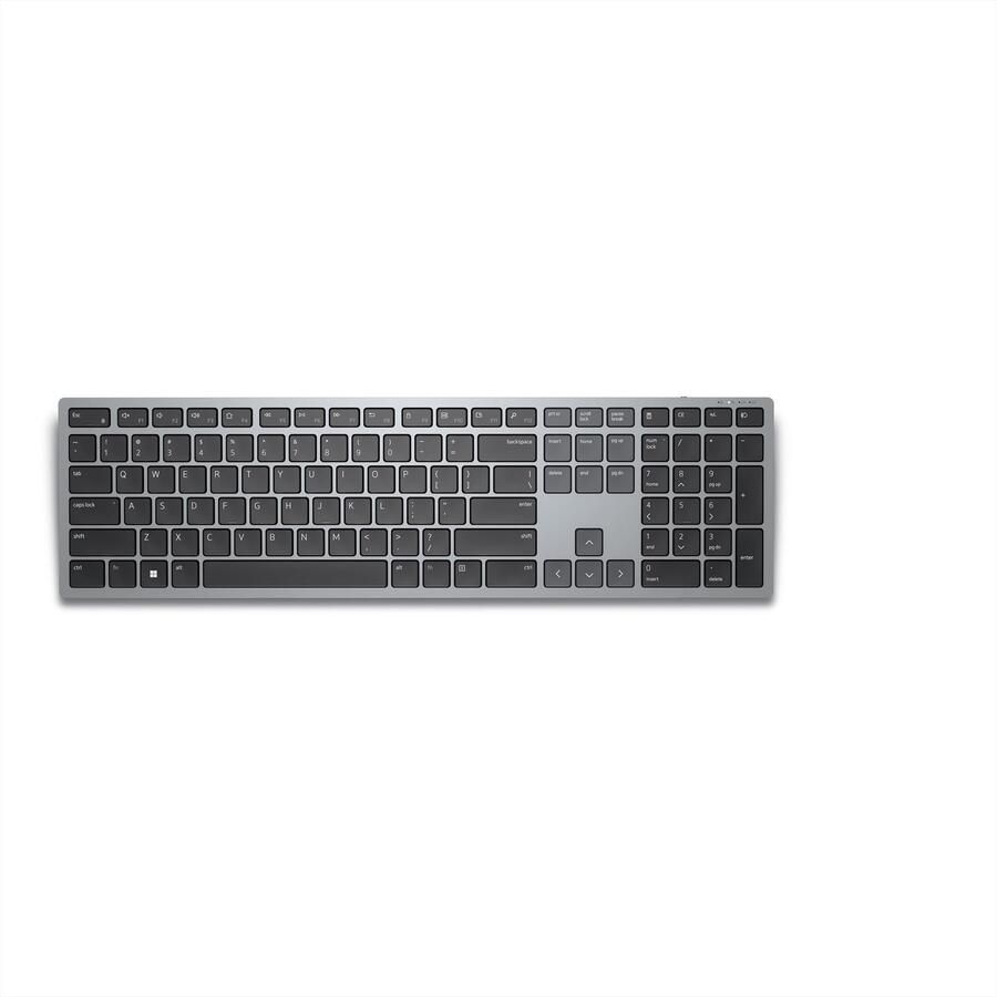 Dell KB700 toetsenbord Kantoor RF-draadloos + Bluetooth AZERTY Belgisch Grijs