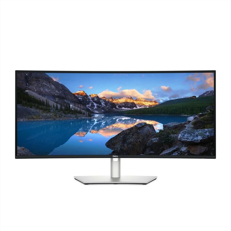 Dell UltraSharp U3425WE computer monitor 86 7 cm (34.1") 3440 x 1440 Pixels Wide Quad HD LCD Zwart Zilver