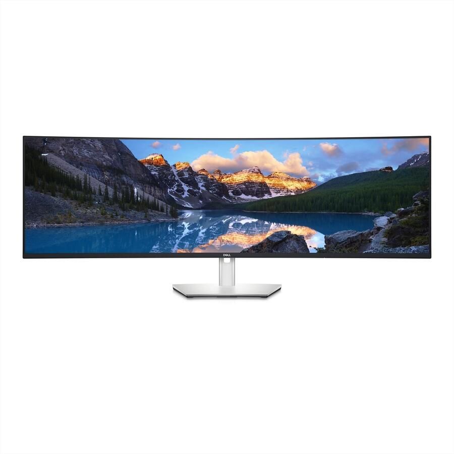 Dell UltraSharp U4924DW LED display 124 5 cm (49") 5120 x 1440 Pixels 5K Ultra HD LCD Zwart Zilver